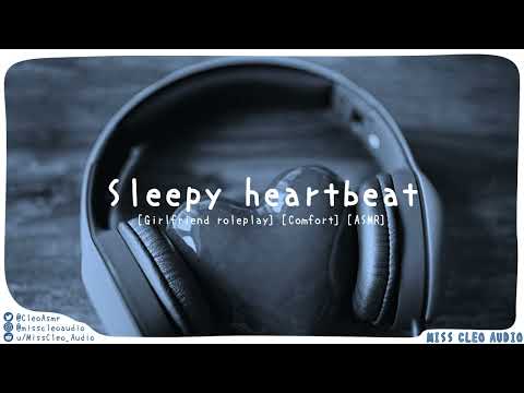 ASMR: Sleepy heartbeat [Girlfriend roleplay] [Heartbeat] [Breathing] [Fall asleep with me]