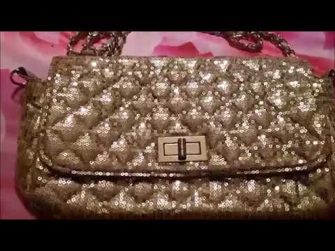 Asmr - Handbags Sequins Glitter Scratching Tapping  & Hand Movements Relaxing Tingles Galore!