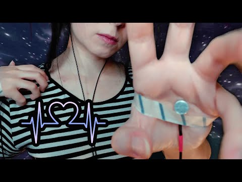 ASMR Body scratching, heartbeats, ear cupping with two microphones attached to hand ❤️