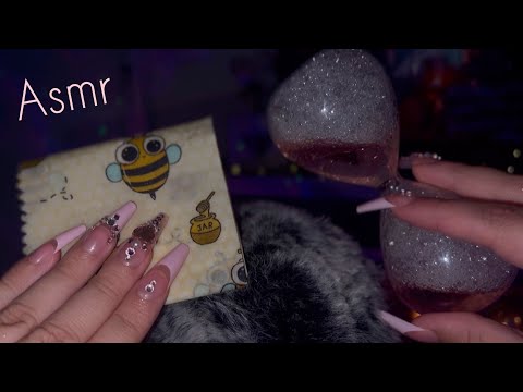 Asmr Relaxing Mic Triggers to Help You Sleep 😴 (beezwax, wood sounds, glass & more!)