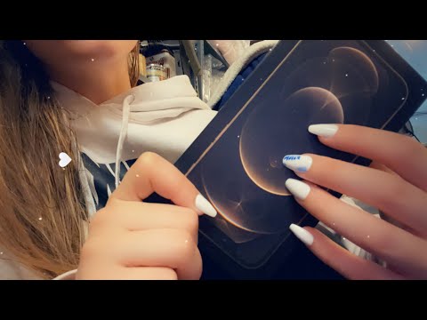 ASMR! Tapping On  IPHONE 12 Box!