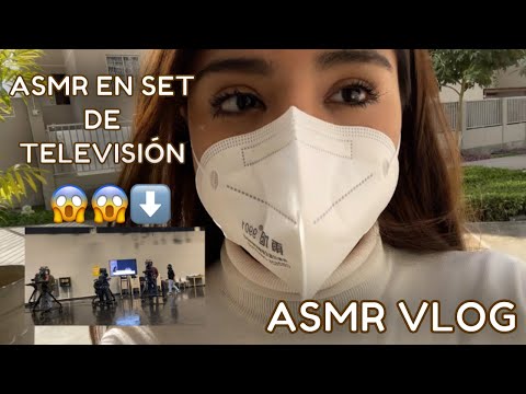 ASMR VLOG ESPAÑOL / ASMR EN MI UNIVERSIDAD y en SET DE TELEVISIÓN (asmr casero)