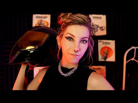 ASMR 🏍 Let's Get You Geared Up at the Motorcycle Shop | Soft Spoken w/ Low Voice, Personal Attention