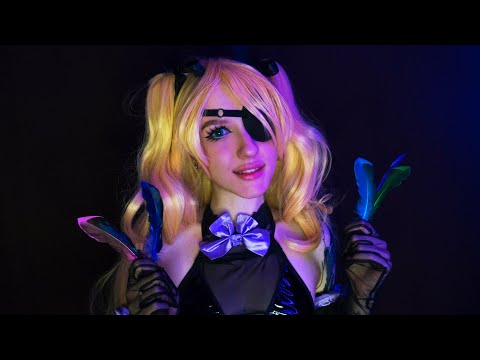 ASMR Fischl cosplay from anime game Genshin Impact