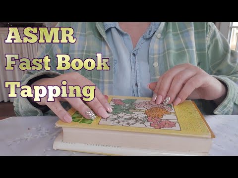 ASMR Fast Book Tapping(Whispered)