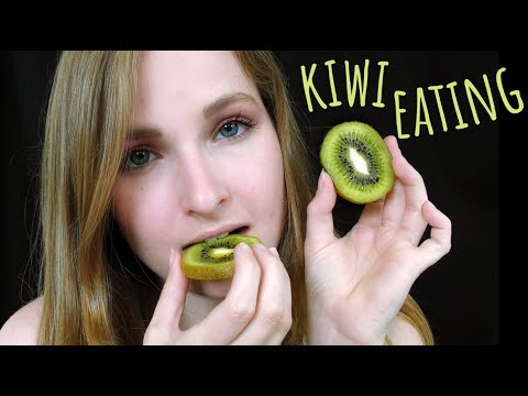 ASMR | Juicy Gritty Kiwi Eating