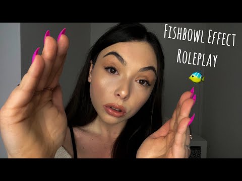 ASMR FISHBOWL EFFECT ROLEPLAY | INAUDIBLE WHISPERING 4