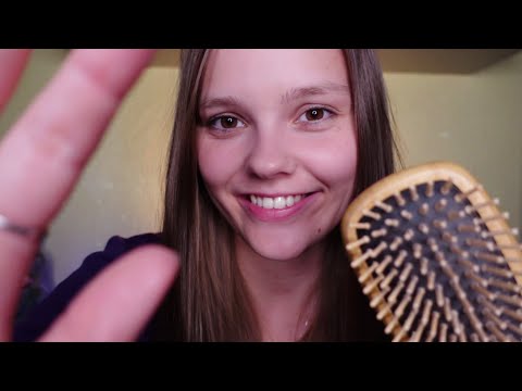 ASMR Hair Styling Roleplay - Brushing, Braiding & Parting Your Hair (Personal Attention)