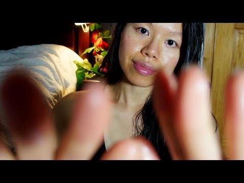 ASMR Personal Attention Face Massage + LOVINGLY TOUCHING YOUR FACE (Mouth Sounds hehe) !! :)