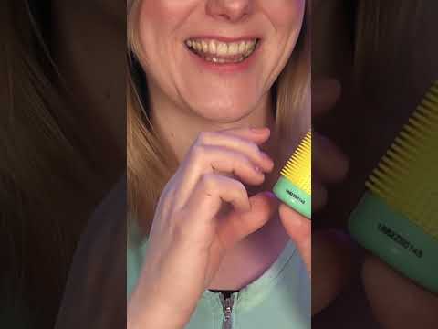 Gum chewing with bubble & Scratchy Sounds | ASMR