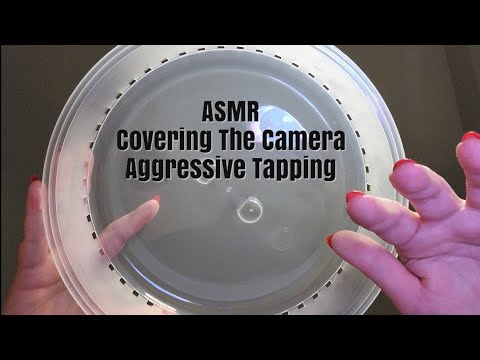 ASMR Covering The Camera Aggressive Tapping- No Talking (Lo-fi)