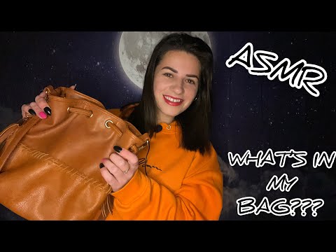 ASMR | WHAT’S IN MY BAG? 👜✨ + LOFI WHISPERING TRYING OUT MY NEW MINI MIC | BRAIN MELTING TINGLES 😴
