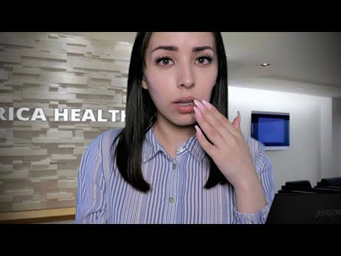 ASMR Receptionist Checks You In Before Your Appointment - Roleplay