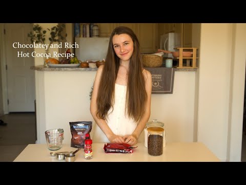 My FAVORITE Hot Chocolate Recipe + Giveaway ☕ ASMR Cooking Series