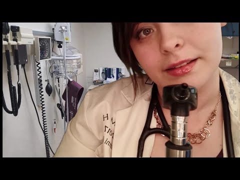 ASMR Ear Exam With Real Doctor. Then: SUPERHERO SCIFI (Tracing, tapping, personal attn)