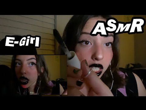 ASMR// Toxic and Rude E-GIRL Does Your Makeup At SCHOOL Roleplay (fast)