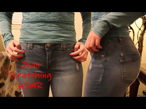 ASMR| Jean Scratching (No Talking) (Re-Upload - See Description)