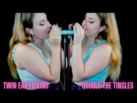 THE BEST EAR LICKS YOU'VE EVER HAD - TWIN EAR LICKING ASMR