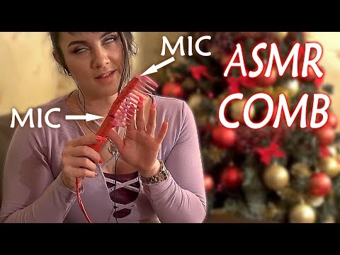 Super Relaxing ASMR Hair Brushing With Comb Microphone