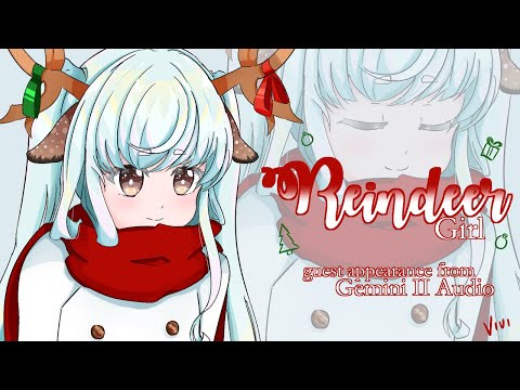 [ASMR] Sleepy Reindeer Girl Naps in Your Living Room [Christmas]