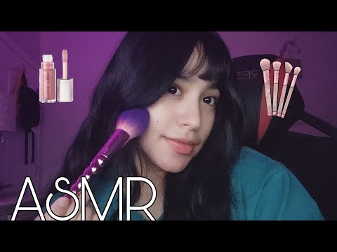 ASMR Doing Your Makeup For a *special* Appointment | Soft talking, fan noise, personal attention
