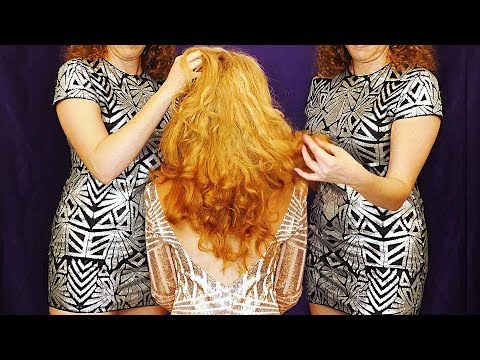Hair Tingles - Beautiful Hair Play and Scalp Massage ASMR Corrina & Adrienne=