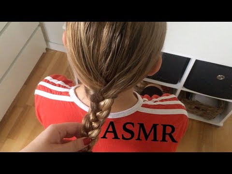 ASMR Relaxing Hairplay (Spraying, Braiding & Brushing)