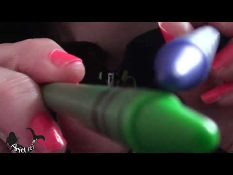 asmr delicate stylus on face personal attention