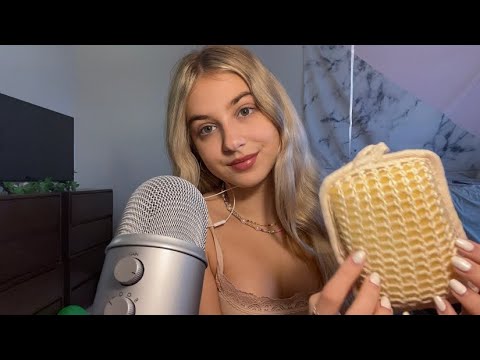 ASMR fast and aggressive triggers | tapping, scratching, whispering