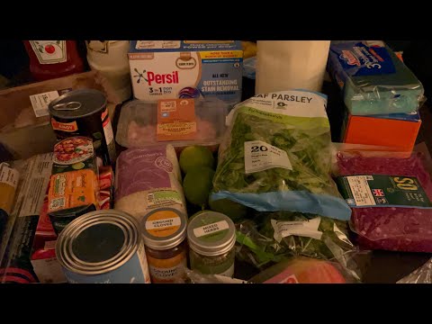 ASMR grocery haul | Home Bargains & Sainsbury’s | soft spoken | British accent | lofi
