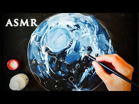 ASMR 1.5 hrs Drawing Map of Mercury | Space | Astronomy | Solar System
