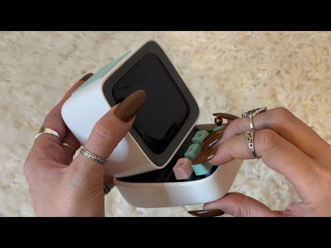 ASMR Mini Computer with Tapping, Scratching, Keyboard Sounds