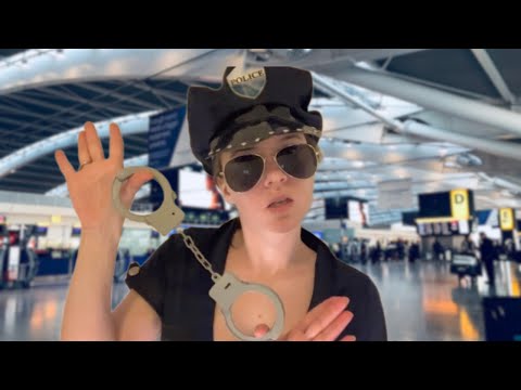 Rude TSA Pat Down & Interrogation (ASMR Roleplay)