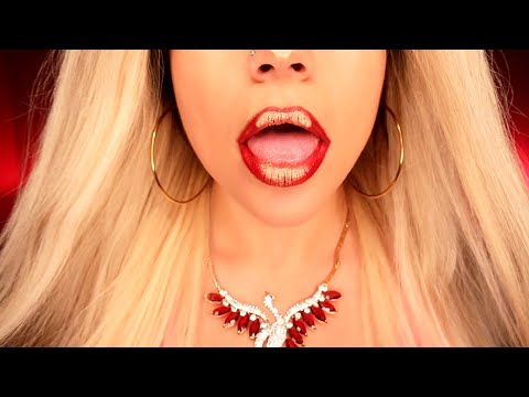 ASMR Crazy Woman Licks your Face Clean with Tongue [Lens Licking]