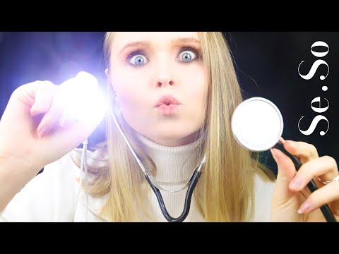 ASMR | Annual Medical Exam (SeSo: latex gloves, writing, personal attention, closeup)