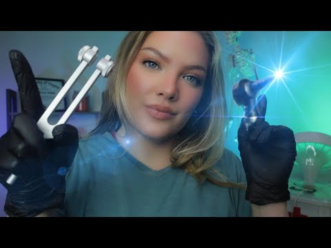 ASMR Exclusive Ear Cleaning | Otoscope Inspection, Earpick, Hearing Tests