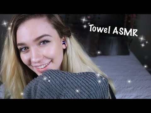 towel asmr 💆🏼‍♀️ | ear massage 🥱 | relaxing | ASMR 🤤