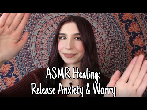 ASMR Healing: Release Anxiety & Worry | Stress Relief | Crystal Healing | Reiki