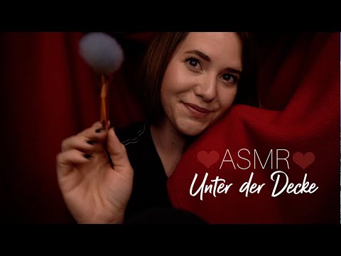 ASMR UNTER DER DECKE ❤️ Super Cozy Einschlafhilfe in German/Deutsch