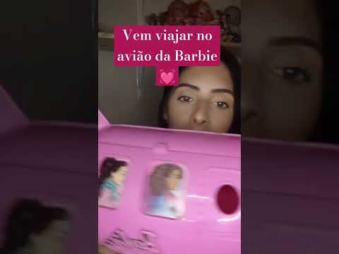 Vem viajar no avião da Barbie 💓 #asmr #barbie