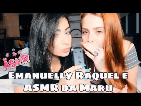 ASMR Binaural || Tapping || MouthSOUNDS MaruKarv e Emanuelly Raquel