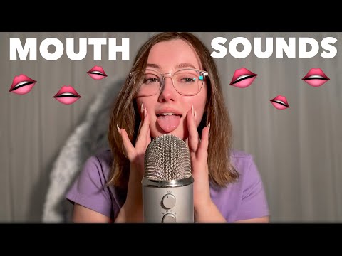 ASMR | BRAIN MELTING Mouth Sounds, Kisses, Om Noms, Wet & Sticky Sounds!