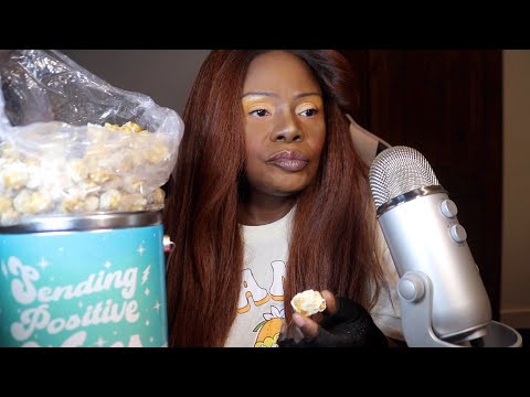 Can't TRUST A Cheater or a Liar Cookie And Cream Popcorn ASMR Eating Sounds