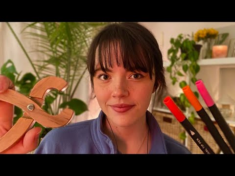 ASMR Full Facial Customization & Sketching Your New Face (personal attention, tinkering)