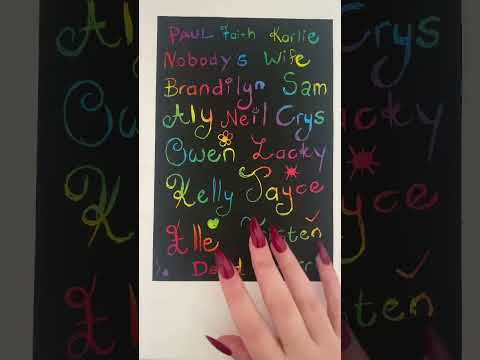 ASMR saying the names of my subscribers #shorts