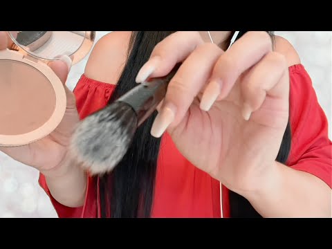 ASMR Doing Your Makeup in 1 Minute ❤︎