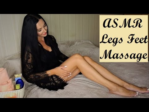 ASMR Legs & Feet Relaxing Massage ✨Oil & Cream ✨No Talking