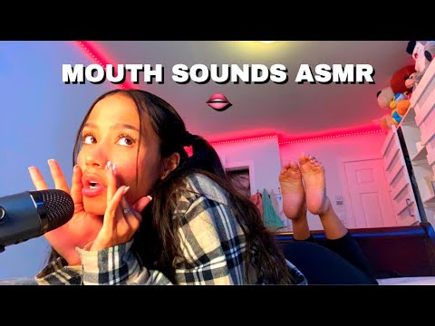 ASMR mouth sounds 💖 (tongue swirling, breathing, wet sounds)