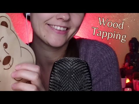 ASMR Wood Tapping and Scratching Sounds | Relaxing Ear-to-Ear Tingles