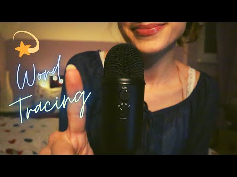 ASMR | Air Tracing (Can You Guess The Word?)✨